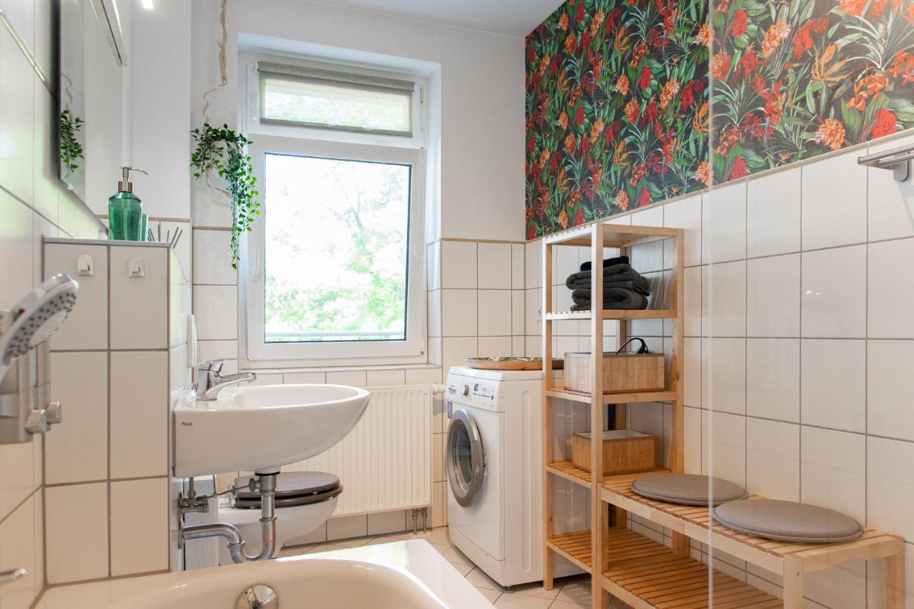Stilvolles Apartment - Balkon, Netflix, Nespresso, Zentral, Messe Chemnitz Buitenkant foto