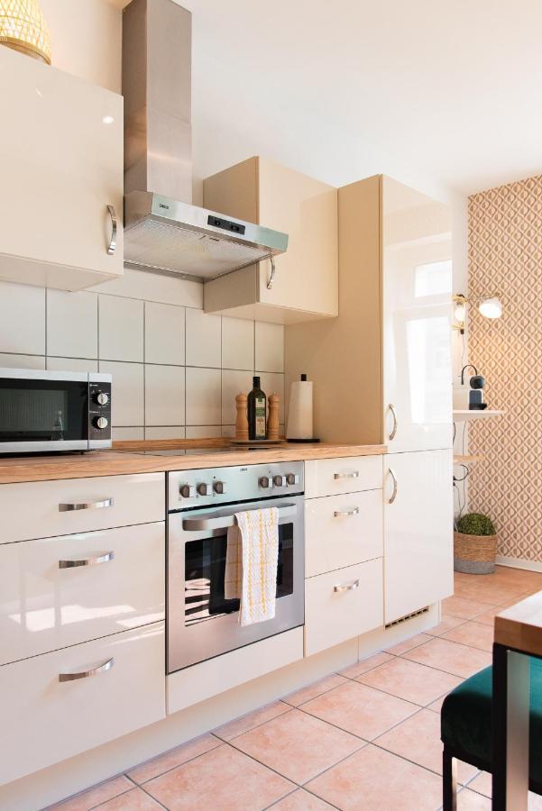 Stilvolles Apartment - Balkon, Netflix, Nespresso, Zentral, Messe Chemnitz Buitenkant foto