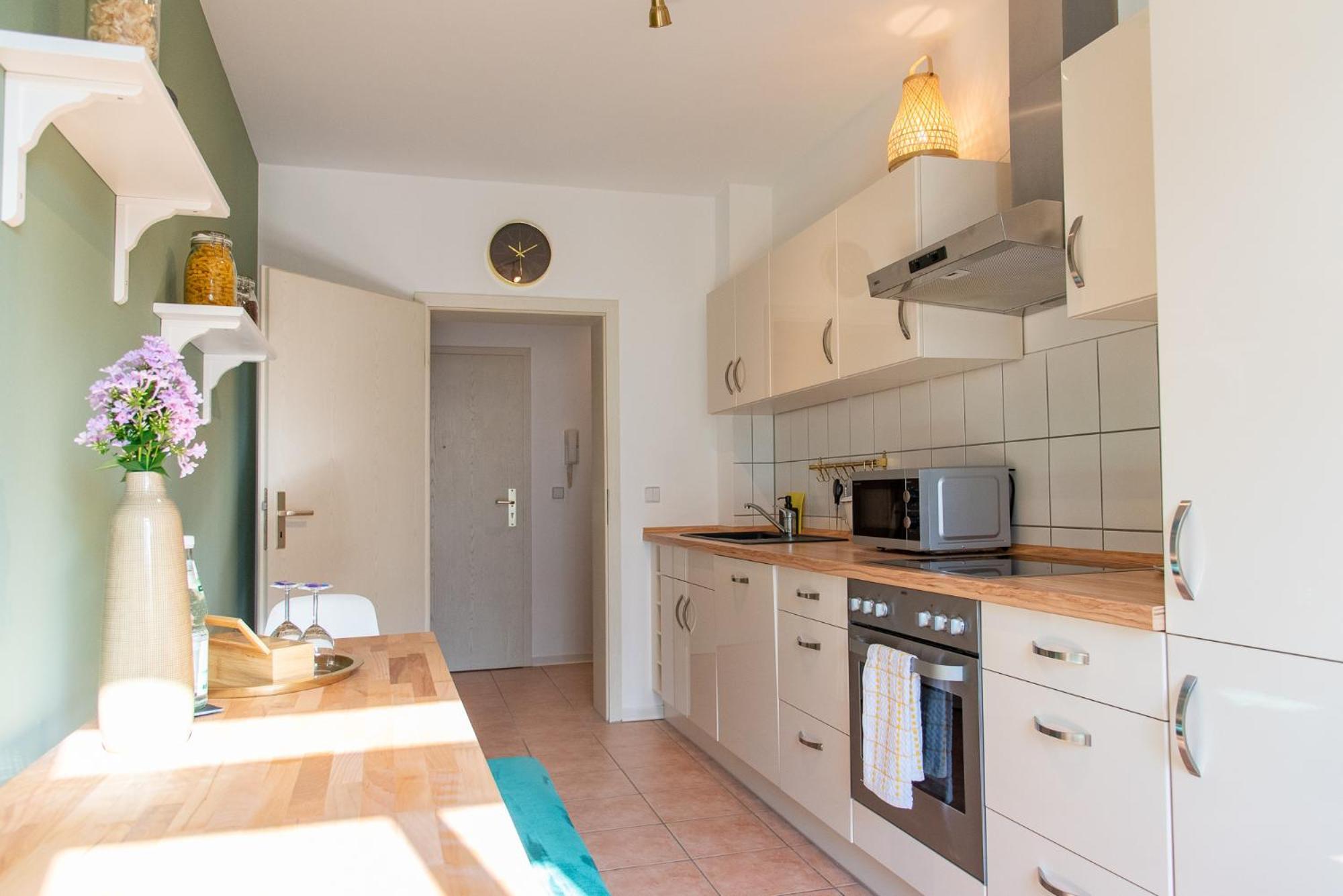 Stilvolles Apartment - Balkon, Netflix, Nespresso, Zentral, Messe Chemnitz Buitenkant foto